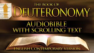 Holy Bible Audio DEUTERONOMY 1 to 34  With Text Contemporary English [upl. by Orenid]