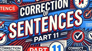 Correction of Sentences Remaining section [upl. by Enyaht]