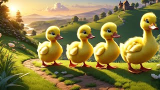 Five Little Ducks  Fun Counting Nursery Rhyme for Kids  SingAlong [upl. by Lahpos]