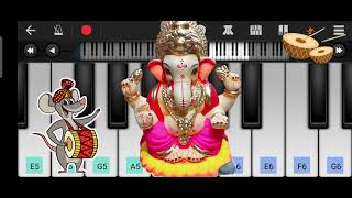 Parvatichya Bala  Ganpati Bappa Song  गणपती भजन  ganpati song piano notes [upl. by Adam]