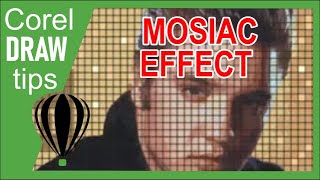 Creating a mosaic effect in CorelDraw [upl. by Buehrer907]