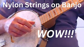 IM BACK ON NYLON STRINGS Nylon String Banjo Full String Information [upl. by Chane]