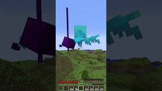 Purple Diamond Luck 6776 Moment meme shorts minecraft [upl. by Pega]