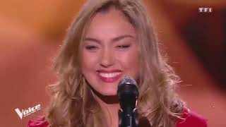 شاهد الجزائرية تبهر الفرنسيين في ذ فويس الفرنسي \yasmine amari dans the voice france 2018 [upl. by Rodrigo605]