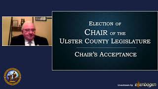 January 10 2022 Organizational Meeting of the Ulster County Legislature [upl. by Jerome]