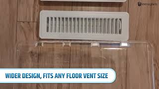 Adjustable Air Vent Extender for Floor Under Furniture – Sturdy amp Durable Magnetic  Fits Any Vent [upl. by Teddie]