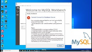 How to fix cannot connect to mysql server for newly install MySQL Workbench [upl. by Ecirpak502]