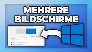 Windows 11 mehrere Bildschirme einrichten auf dem PC  Tutorial [upl. by Okin862]