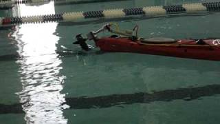 Motorized Kayak actuator action [upl. by Aeneg40]