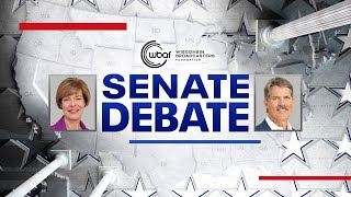 Full US Senate debate Tammy Baldwin Eric Hovde meet in Madison Wisconsin  FOX6 News Milwaukee [upl. by Rodnas]