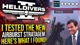 Helldivers 2  I Tested The New RL77 Airburst Rocket Launcher [upl. by Donall]