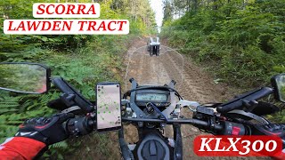 SCORRA Lawden Tract  Single Track  KLX300 [upl. by Lowenstein]