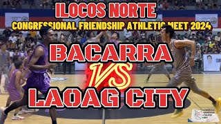 LAOAG CITY VS BACARRA  CFAM ATHLETIC MEET 2024 ILOCOS NORTE GAME HIGHLIGHTS [upl. by Stranger]