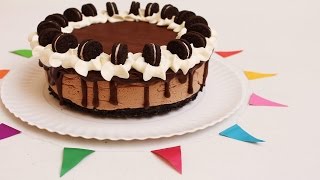 🍰 Tarta helada de Nutella y Oreo 🍰 SIN HORNO [upl. by Haimrej880]