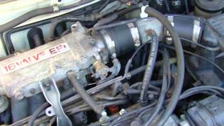 9194 Tercel 3EE To 5EFE Engine Swap Toyota Upgrade [upl. by Pappas189]