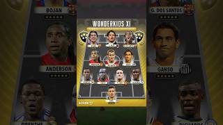 Wonderkids XI Does anyone remember them shorts feedshorts footballshorts wonderkid [upl. by Lissak]