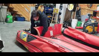 Zodiac Mark 2 FS Repairs and New Transom [upl. by Bravar526]