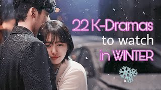 Best kdramas for Winter winterkdrama kdramarecommendation brandnewd [upl. by Adoree]