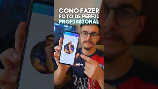 Como fazer foto de perfil PROFISSIONAL com o Canva perfilprofissional canvanocelular [upl. by Jaddo]