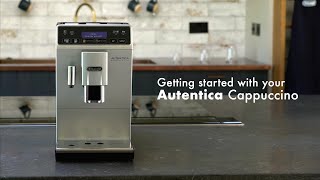 Getting Started with your Autentica Cappuccino [upl. by Aicirtac]