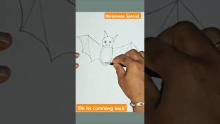 Oíche Shamhna ialtóg halloweenbat halloween2024 batforhalloween halloweendrawing halloween art [upl. by Erwin635]