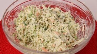 Homemade Coleslaw Recipe  Laura Vitale  Laura in the Kitchen Episode 416 [upl. by Billat]