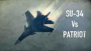 Su34 Narrowly Survives Encounter with Patriot Missile  Real Life Audio [upl. by Orabel356]