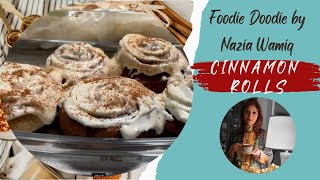 Cinnamon Rolls Easy recipe by foodiedoodiebynaziawamiq food foodshorts recipe easyrecipe [upl. by Icrad]