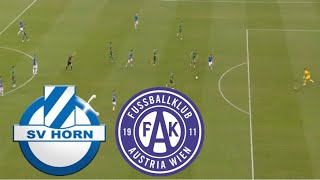 SV Horn 01 Austria Wien Highlights  ÖFBCup 2024 [upl. by Olecram]