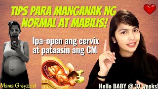 Paano MANGANAK ng MABILIS  Tips para mabilis mag OPEN ang CERVIX  Induce LABOR naturally [upl. by Hoo]