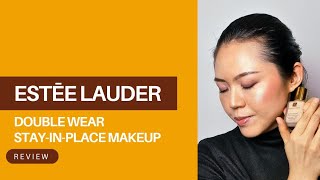 Review Estee Lauder Double Wear StayInPlace Makeup Foundation [upl. by Aisereht65]