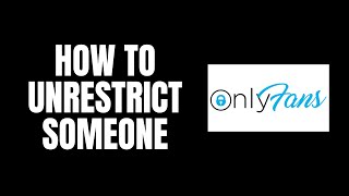 How To Unrestrict Someone OnlyFans Tutorials [upl. by Franni]