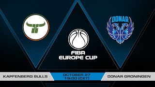 Kapfenberg Bulls v Donar Groningen  Full Game  FIBA Europe Cup 202122 [upl. by Idner]