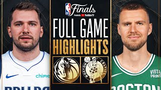 5 MAVERICKS at 1 CELTICS  FULL GAME 1 HIGHLIGHTS  June 6 2024 [upl. by Akinit]