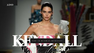 Kendall Jenner  Top 10 Runway Moments [upl. by Ettenuahs]