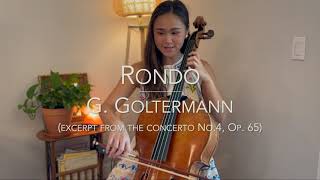 Goltermann Concerto No 4 Op 65  Rondo Cello Play Along  Suzuki Cello Book 5 [upl. by Ondrej401]