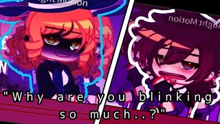 quotWhy are you blinking so muchquot GACHA TREND  past William and past Mrs Afton gacha x FNAF [upl. by Nasho]