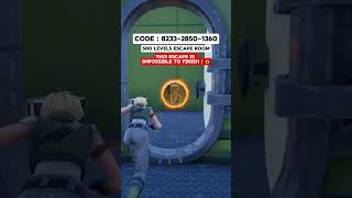 500 Levels Escape Room 🚪 fortniteshorts fortniteclips fortnitemontage [upl. by Rengaw]