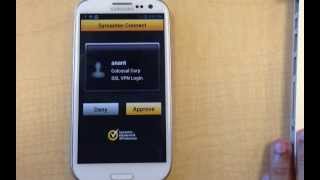 Symantec VIP Mobile Push Authentication [upl. by Enialehs]