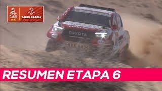 Alonso termina sexto Sainz aumenta su liderato  Resumen Etapa 6 Dakar 2020 [upl. by Baerman877]