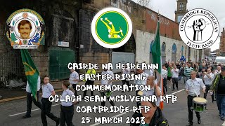 Cairde na hÉireann  Easter Rising Commemoration  Sean McIlvenna RFB  Coatbridge RFB 250323 [upl. by Evangelin838]