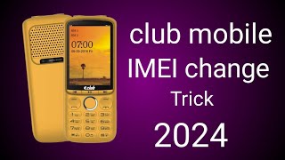 Club mobile IMEI change code 💯 club mobile invalid IMEI  Abdullah technique [upl. by Aciretahs]