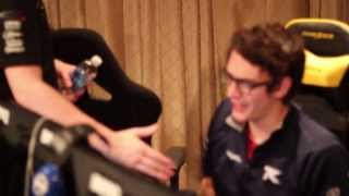 Clayster shakes Crimsix hand after their match UMG Philly 2014 [upl. by Dorfman81]