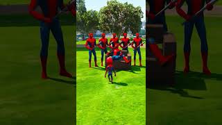 GTA 5  VENOM KILLED 😭 SPIDER MAN BABY 🤬  gta5 cartoon viralshorts [upl. by Wrightson]