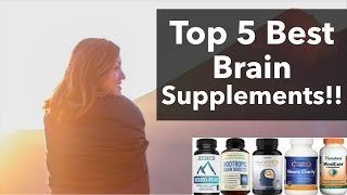 5 Best Brain Function Supplements  Best Brain Supplements Reviews [upl. by Horvitz]