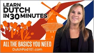 Learn Dutch in 30 Minutes  ALL the Basics You Need [upl. by Rella230]