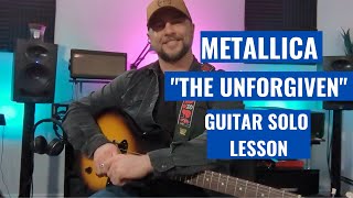 Metallica  quotThe Unforgivenquot Guitar Solo Lesson [upl. by Jule12]