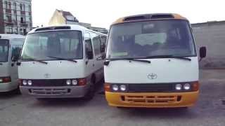 Toyota Coaster Bus BELGIQUE [upl. by Noyar201]