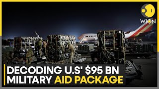 US using aid package to boost its economy  Understanding arc of US military aid support  WION [upl. by Lashoh600]