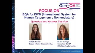 FOCUS ON Cytogenomics ISCN International System for Human Cytogenomic Nomenclature 5th July 2022 [upl. by Aron]